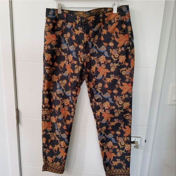 Desigual Exotic Cropped Jeans Size 46/14 - Picture 8 of 16